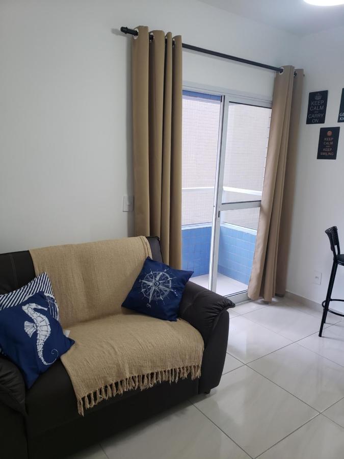 Apartamento beira-mar na praia da aviação Praia Grande (Santos) Exterior foto