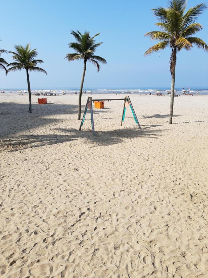Apartamento beira-mar na praia da aviação Praia Grande (Santos) Exterior foto