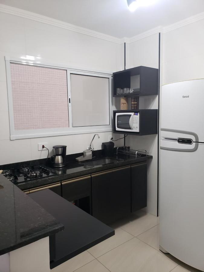 Apartamento beira-mar na praia da aviação Praia Grande (Santos) Exterior foto